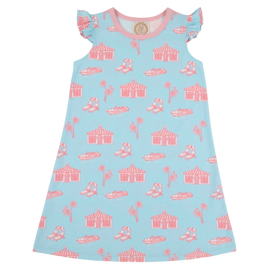 Angel Sleeve Polly Play Dress - Parrot Cay Canopy