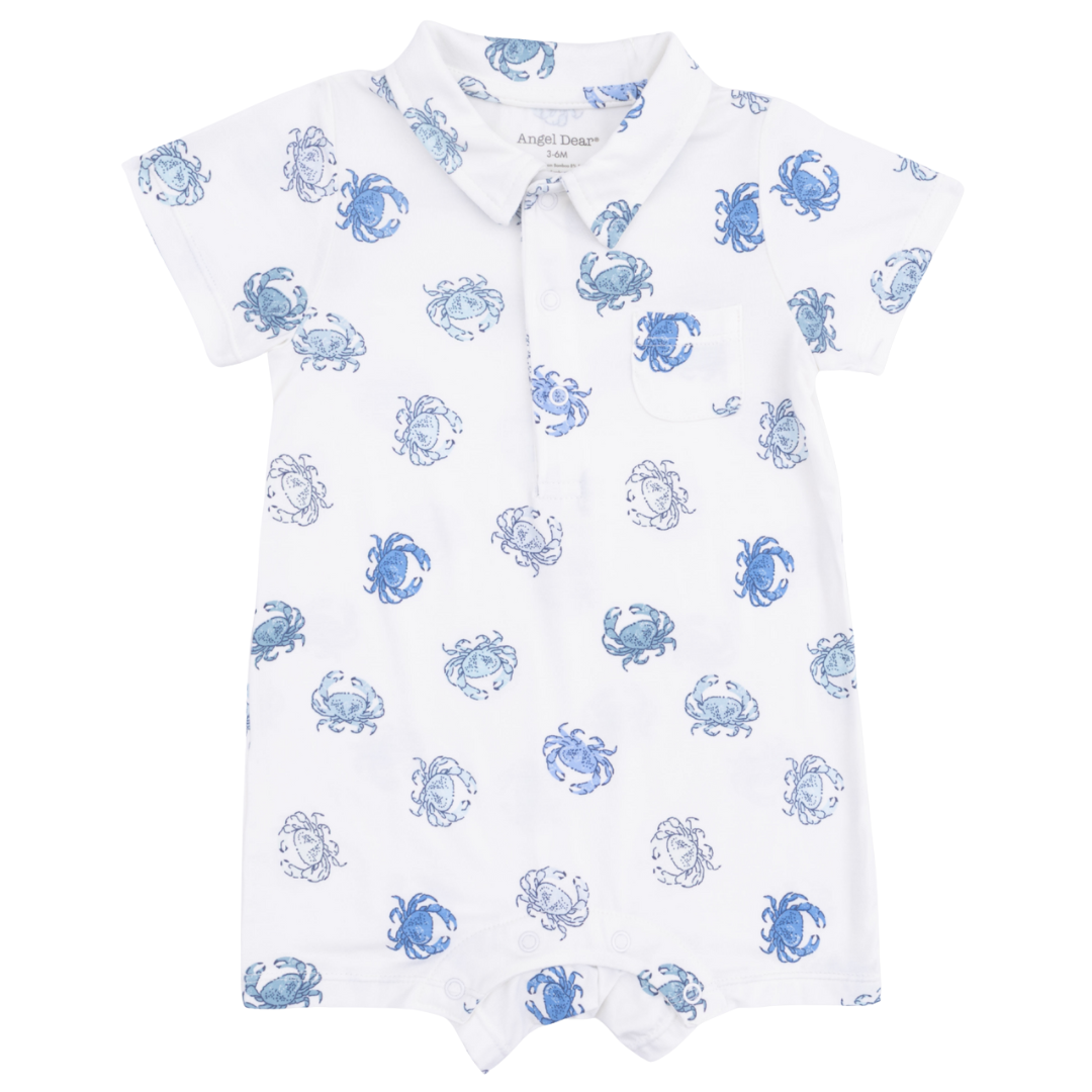 Polo Shortie - Blue Crab