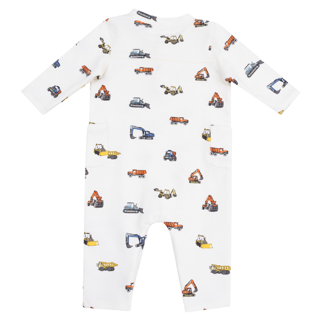 Uni Romper - Construction Vehicles