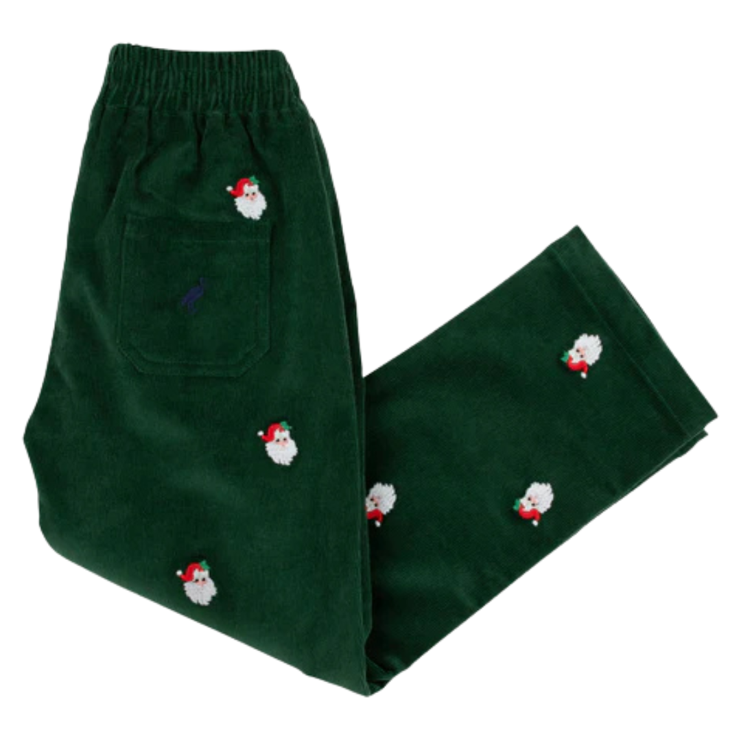 Critter Sheffield Pants (Corduroy) - Grier Green/Nantucket Navy/Santa