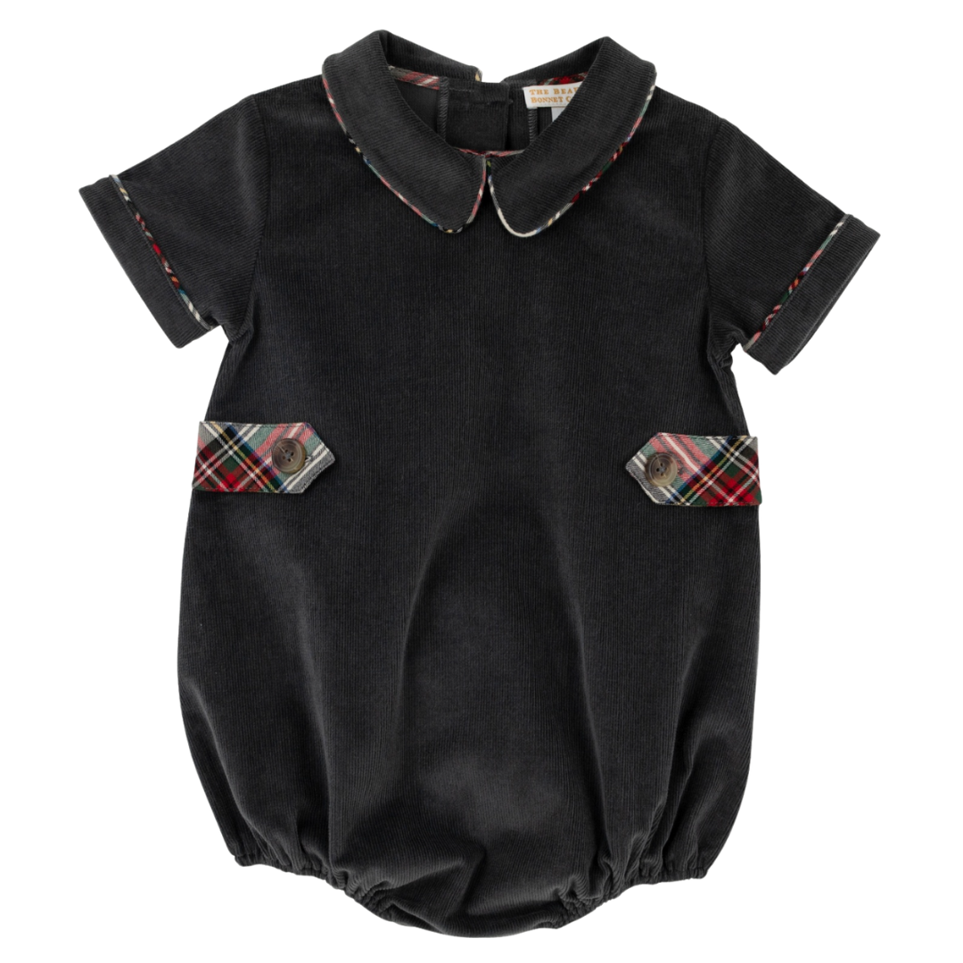 Brentley Bubble - Corduroy - Grandison Rd Gray/Charlie Place Plaid