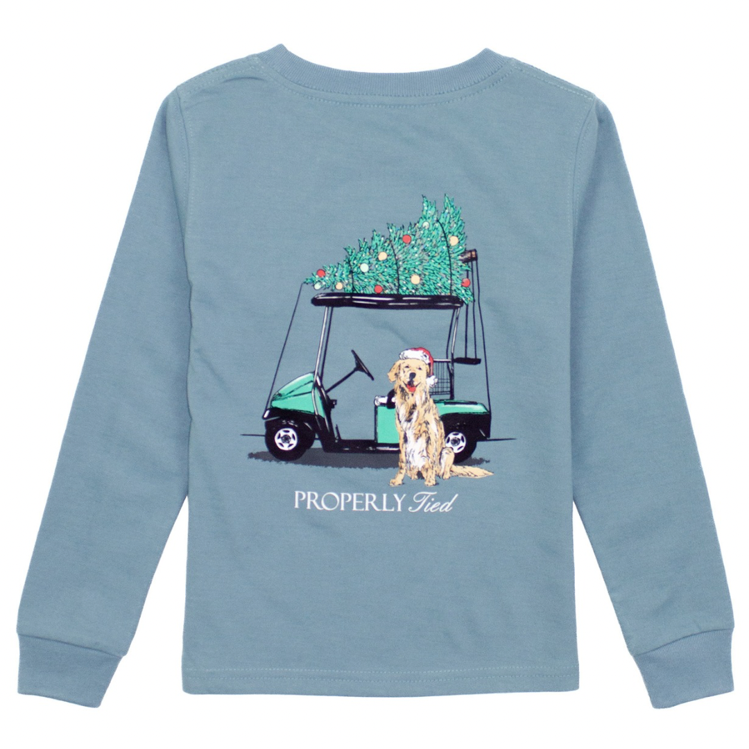 Santa's Caddy Longsleeve Tee