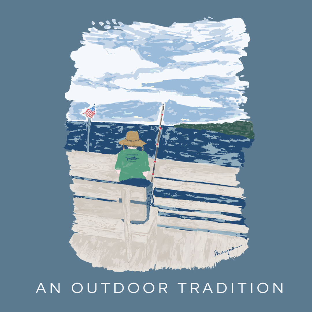 Pro Performance LS Fishing Shirt - Provincial Blue