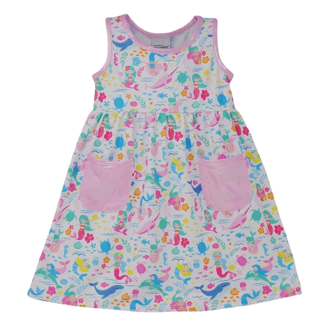 Dahlia Sleeveless Dress - Mermaid Friends