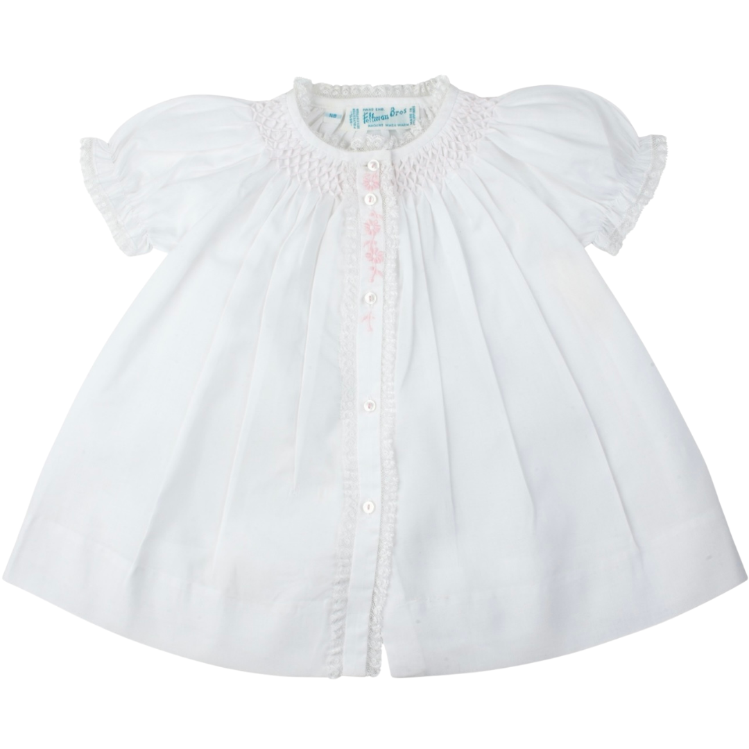 Girls Honeycomb Smocked Daygown