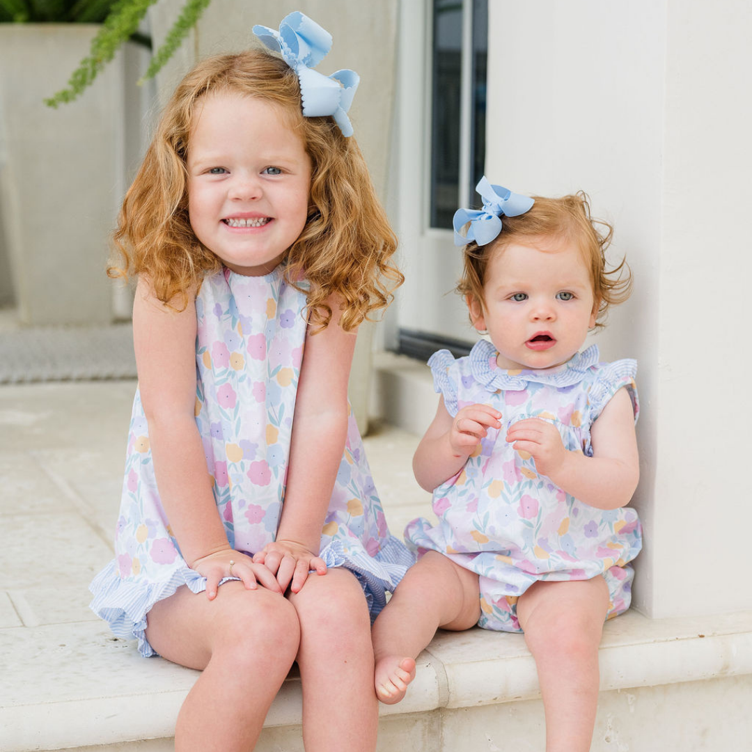 Poppy Pinafore Bloomer Set - Vintage Floral