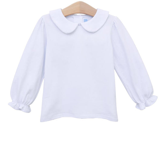 Peter Pan Collar Shirt - White Trim