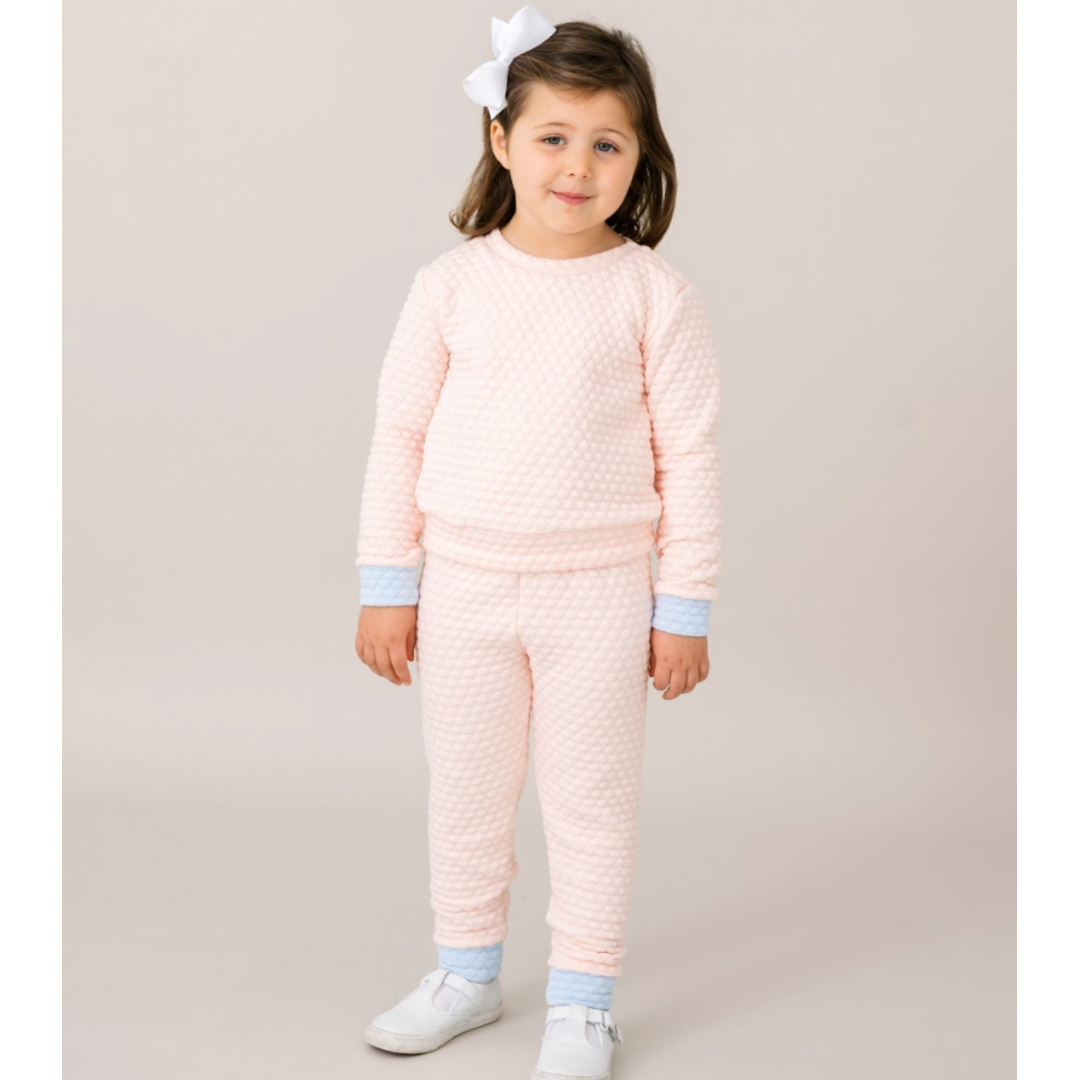 Quilted Sweatsuit - Paris Pink