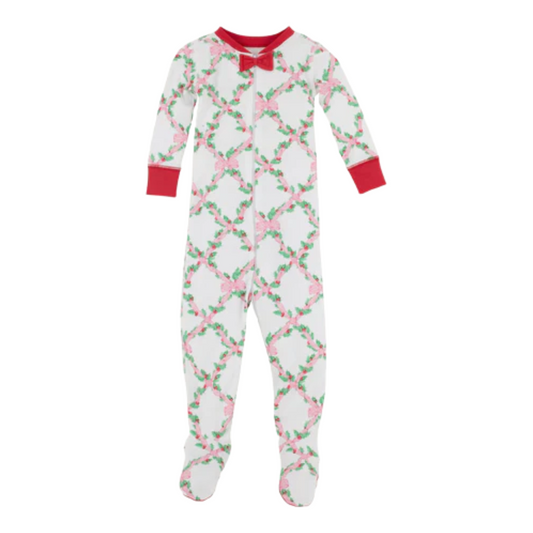 Noelle's Night Night Footed - Holly Day