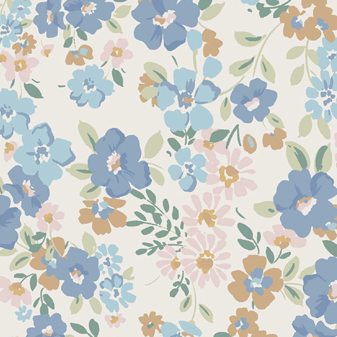 Long Sleeve Petal Ruffle Romper - Sweet Rose Calico