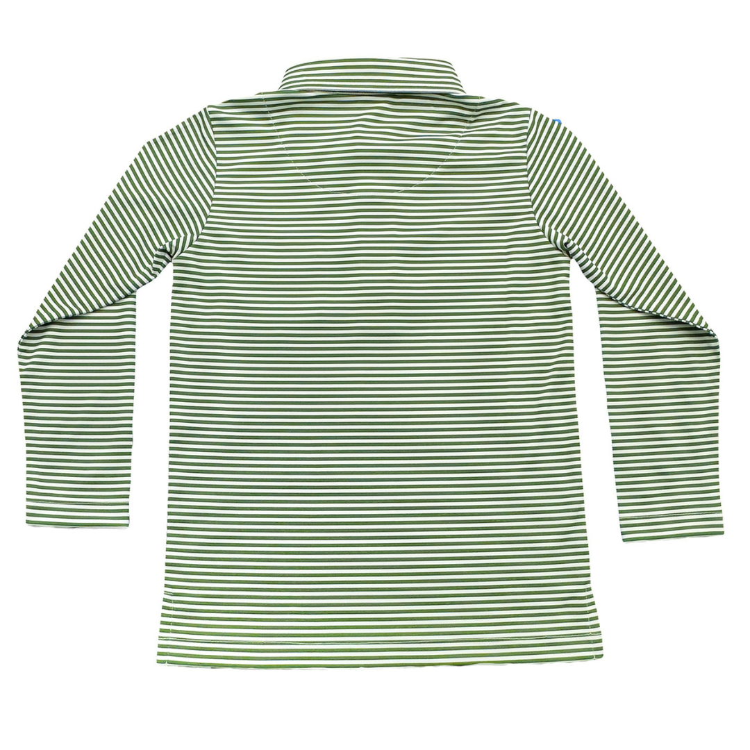 Inshore Performance Stripe Long Sleeve Polo