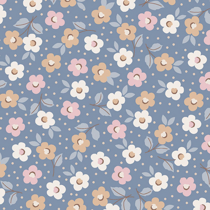 Ruffle Long Sleeve Bodysuit Dress - Country Calico