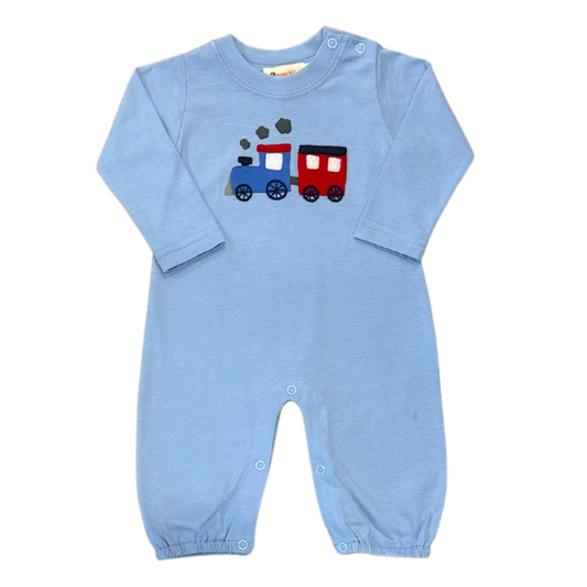 Applique Train Romper