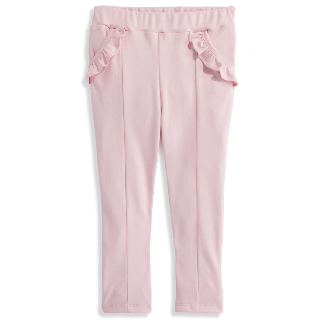 Ruffle Pocket Legging - Pink