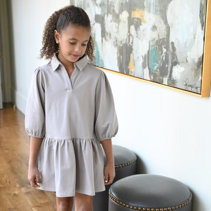 Sibley Sweatshirt Dress - Fawn