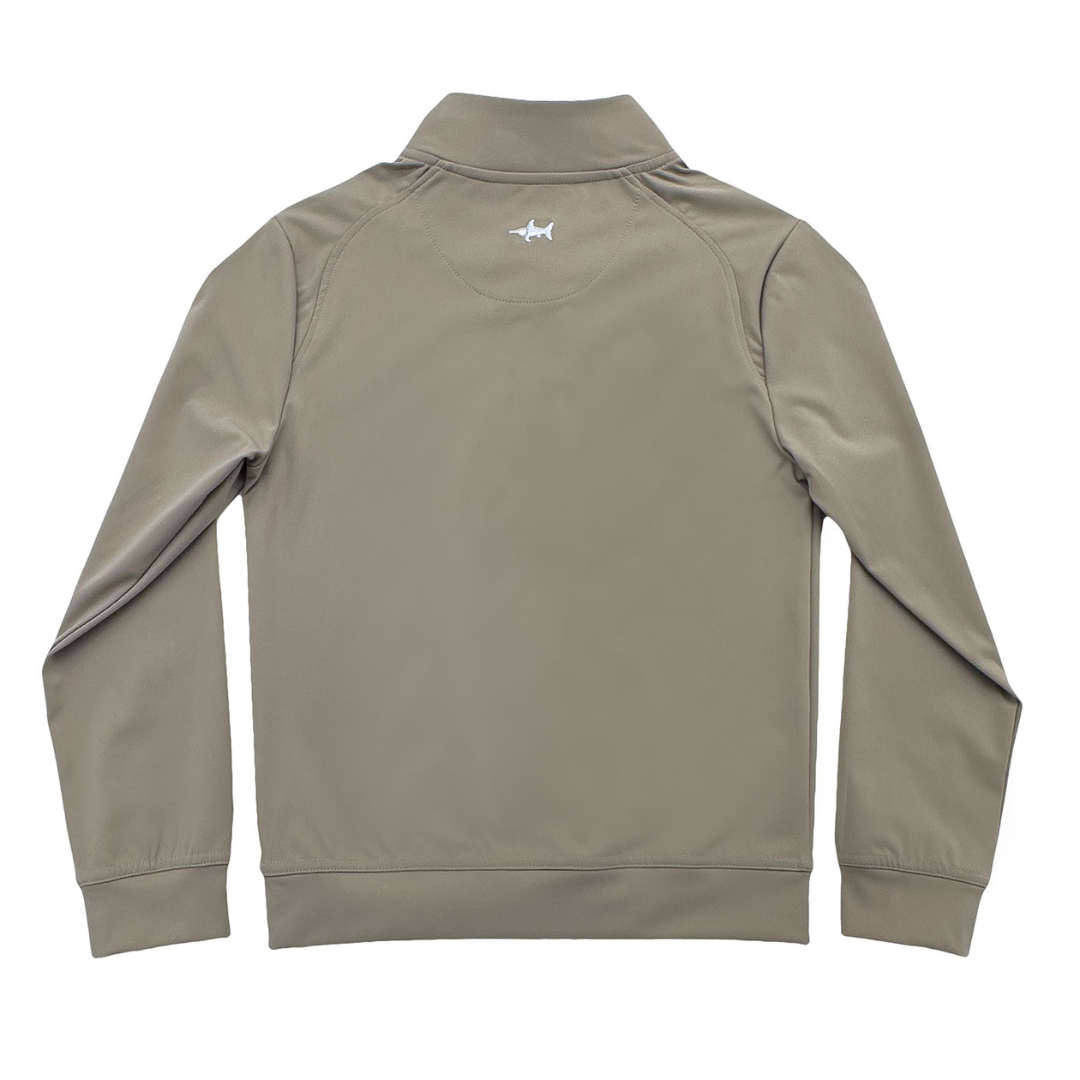 Collins Quarter Zip - Taupe
