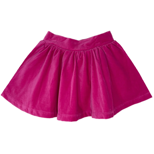 Pink Velvet Skirt