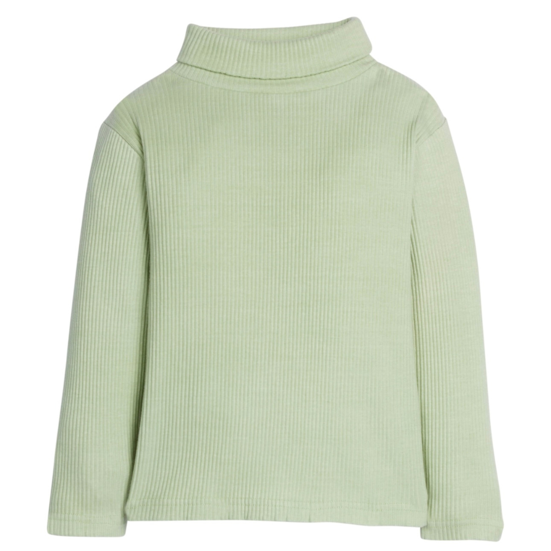 Ribbed Turtleneck - Pistachio Ice Cream