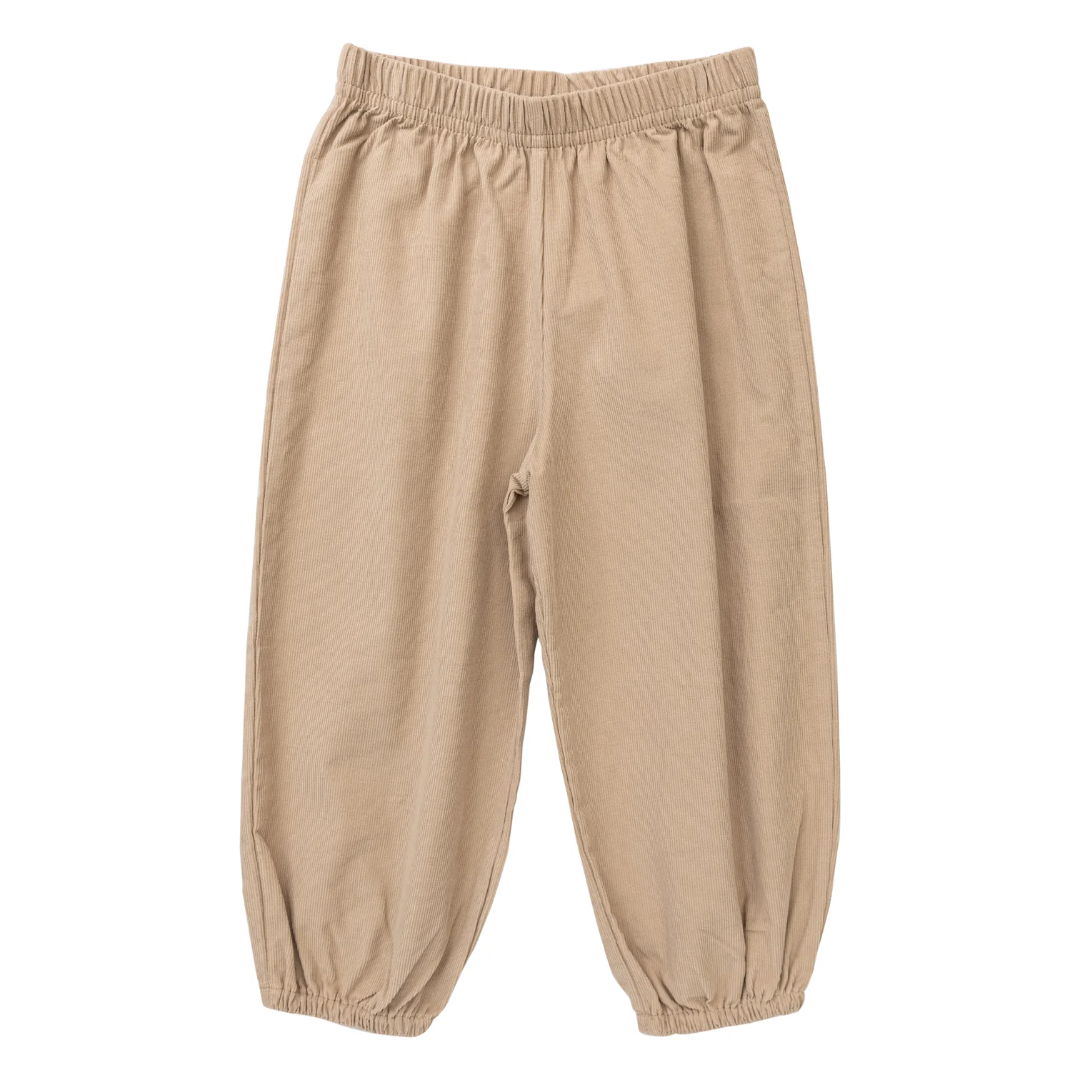 Corduroy Bloomer Pants - Sand