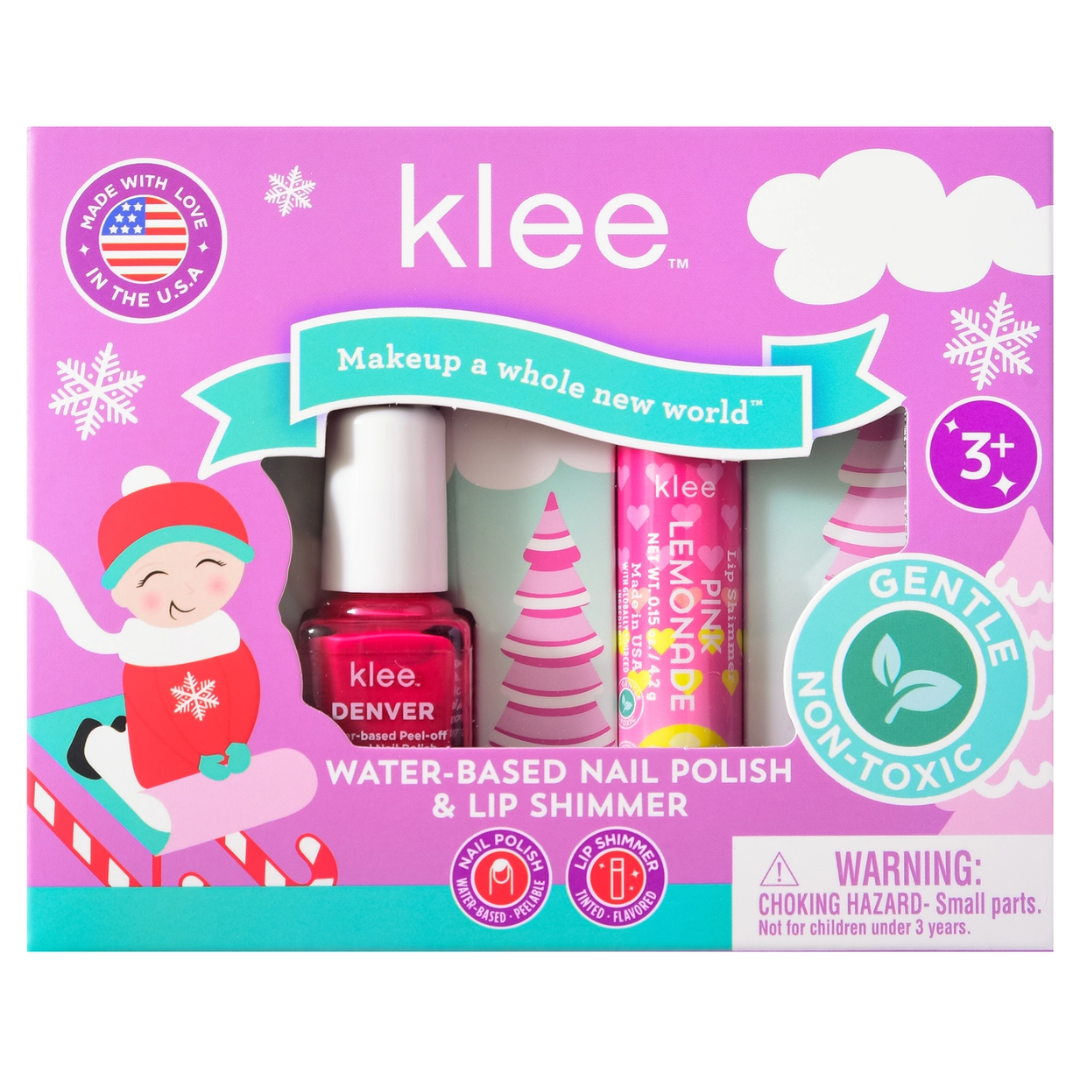Water-Based Nail Polish & Lip Shimmer Set - Angels' Skates