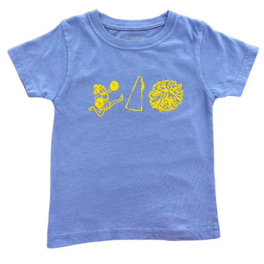 Purple/Yellow Cheer Trio Tee