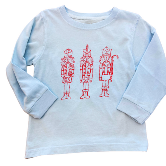 Light Blue Nutcracker Trio Tee