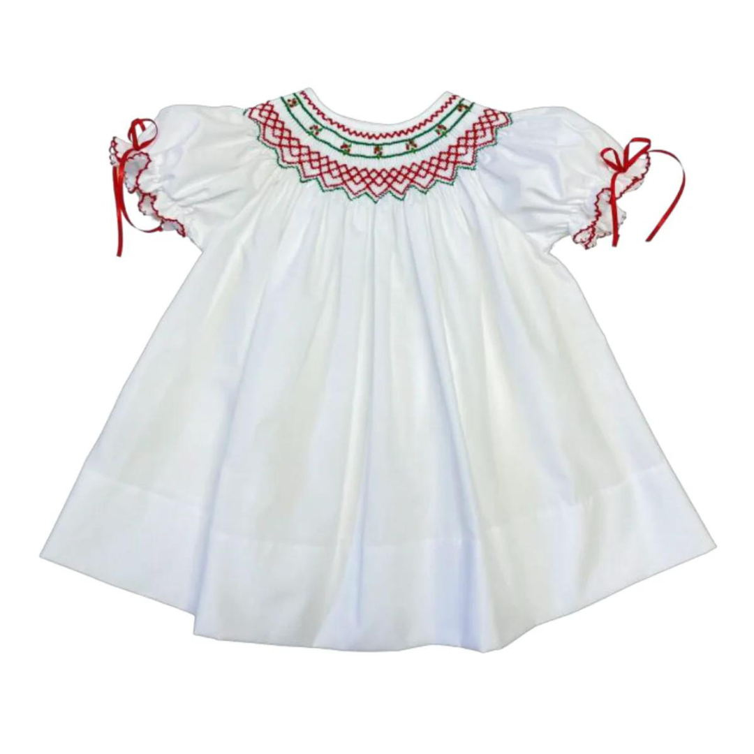 Emma Dress - White Christmas