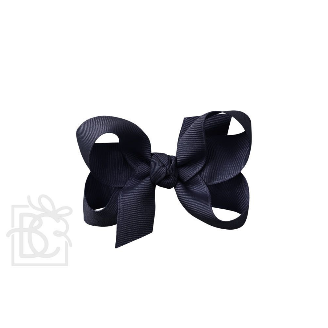 3.5" Signature Grosgrain Double Knot Bow on Clip