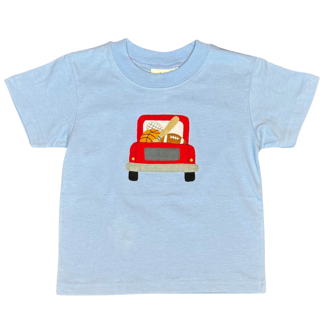 Truck with Sports Equipment Tee