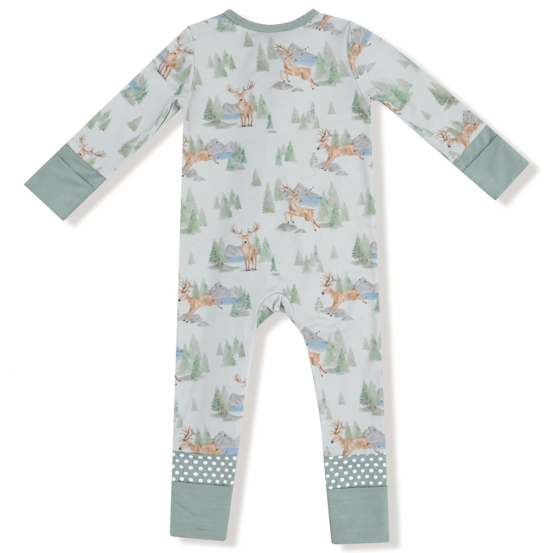 Buck Deer - 2 Way Zipper Romper