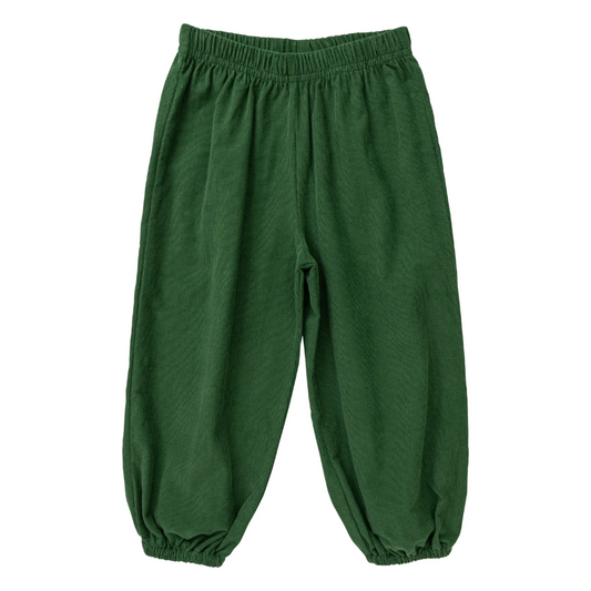 Corduroy Bloomer Pants - Hunter Green