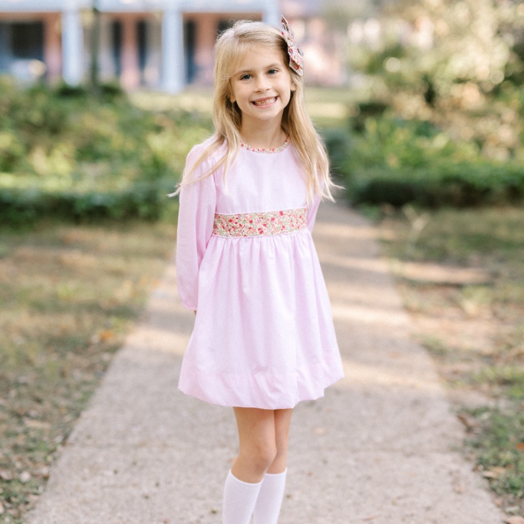 Blissful Band Dress - Palmer Pink/Autumn Meadow Floral