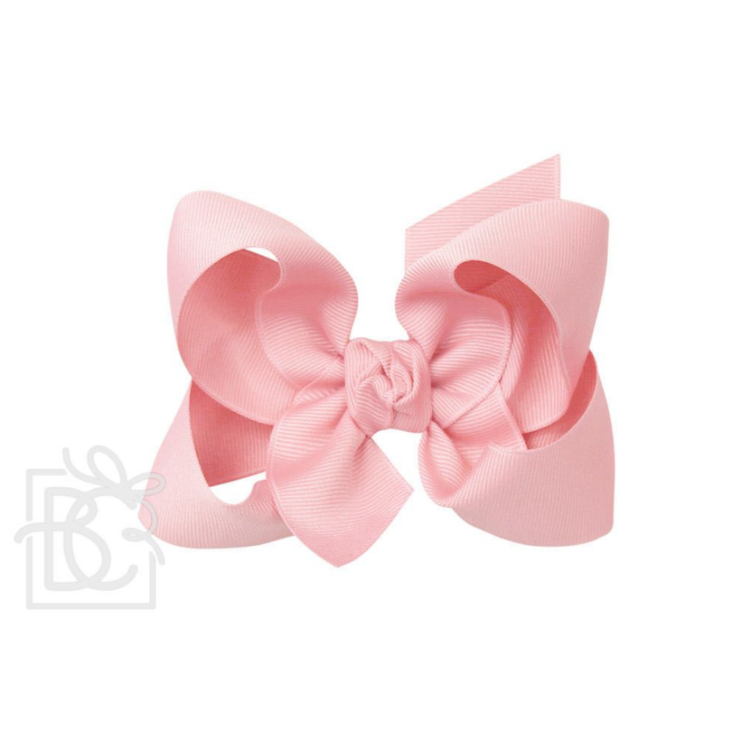 4.5" Signature Grosgrain Double Knot Bow on Clip