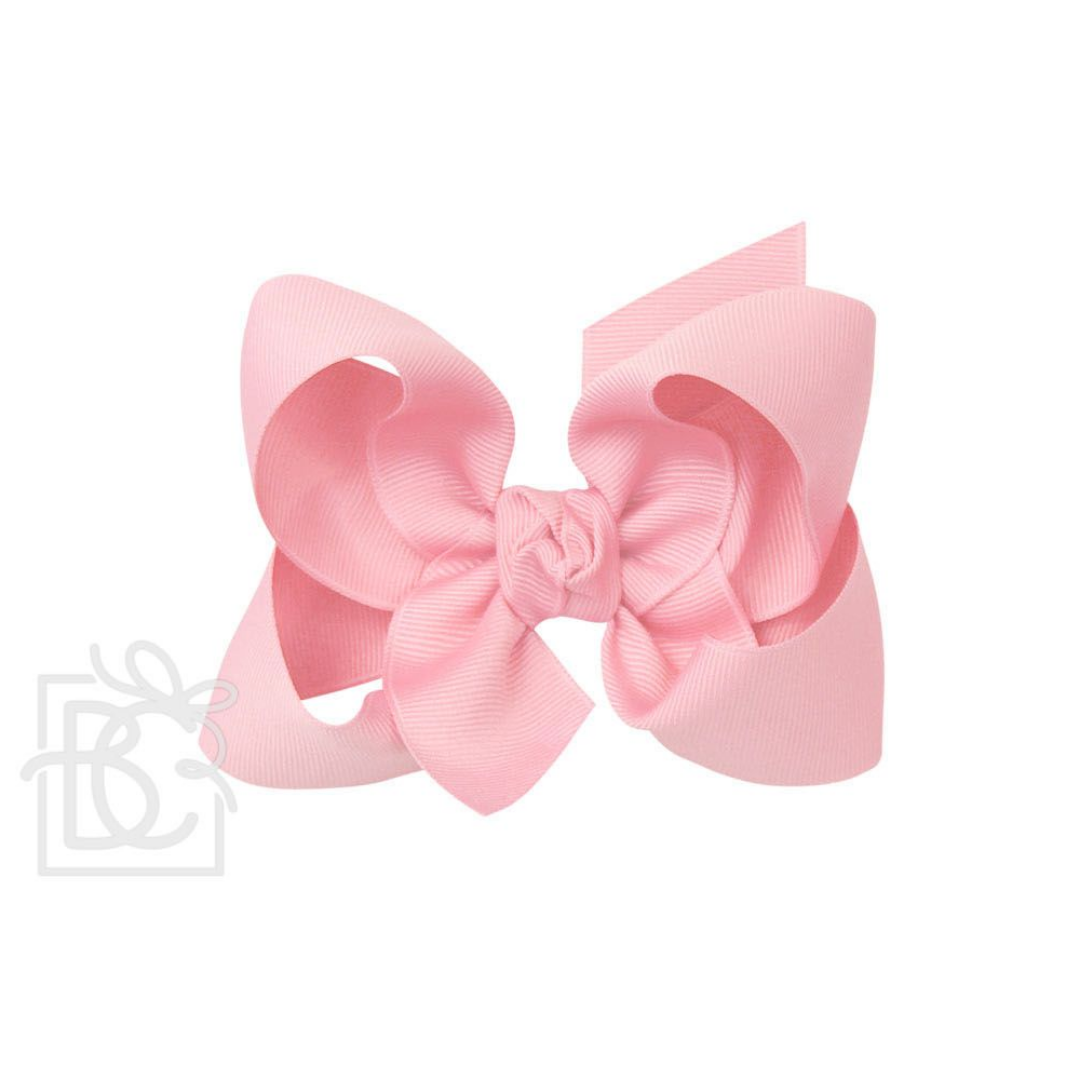 4.5" Signature Grosgrain Double Knot Bow on Clip