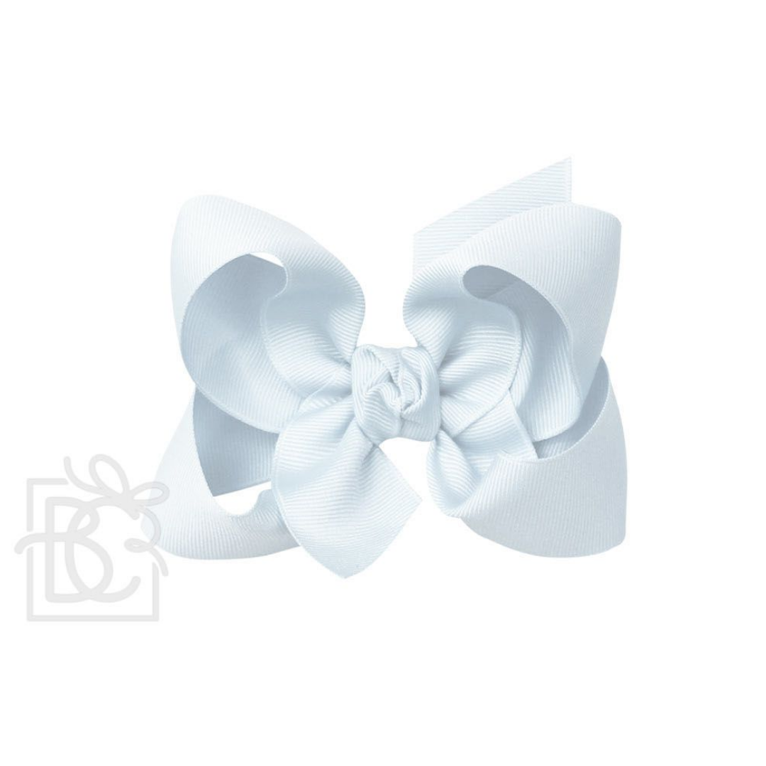 4.5" Signature Grosgrain Double Knot Bow on Clip