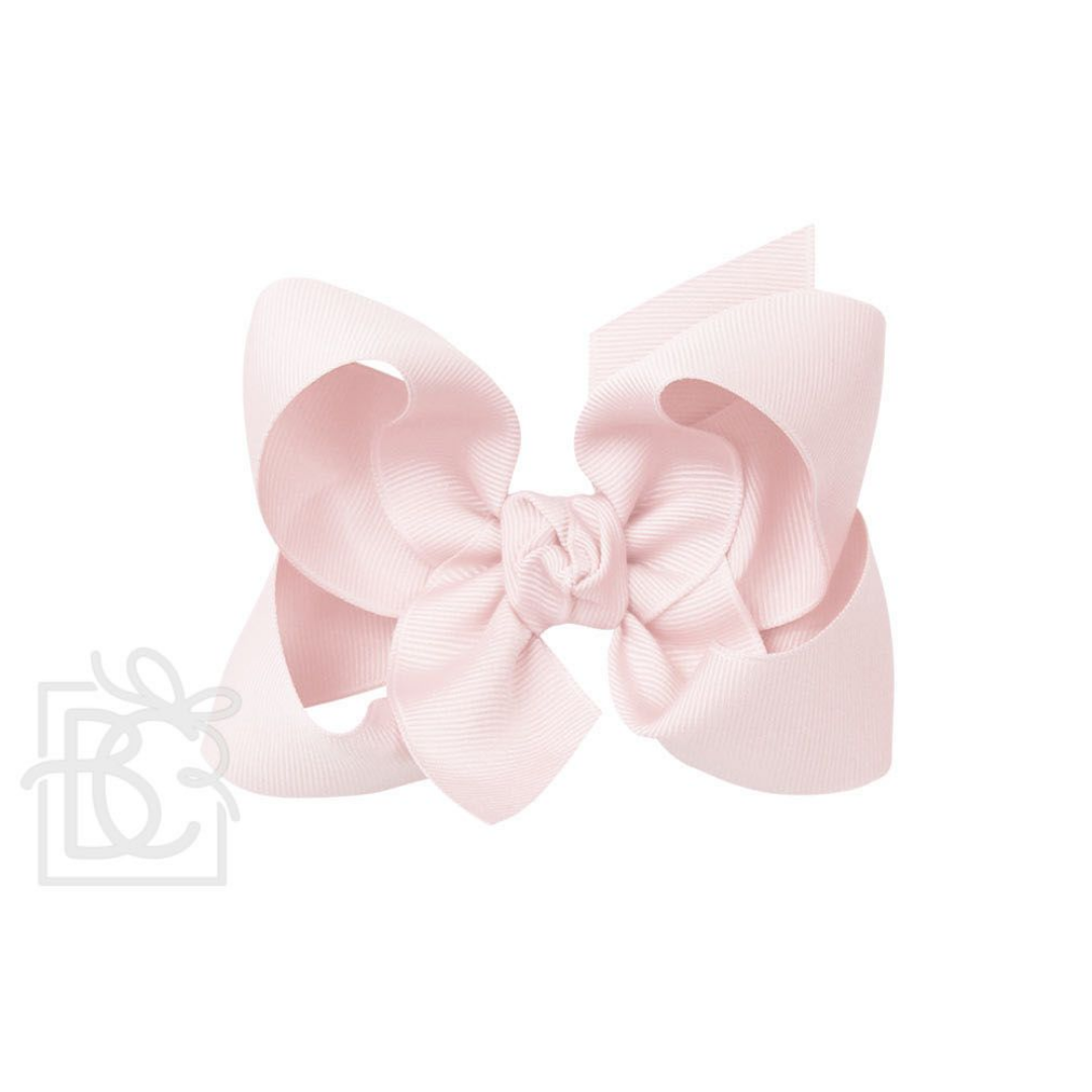 4.5" Signature Grosgrain Double Knot Bow on Clip