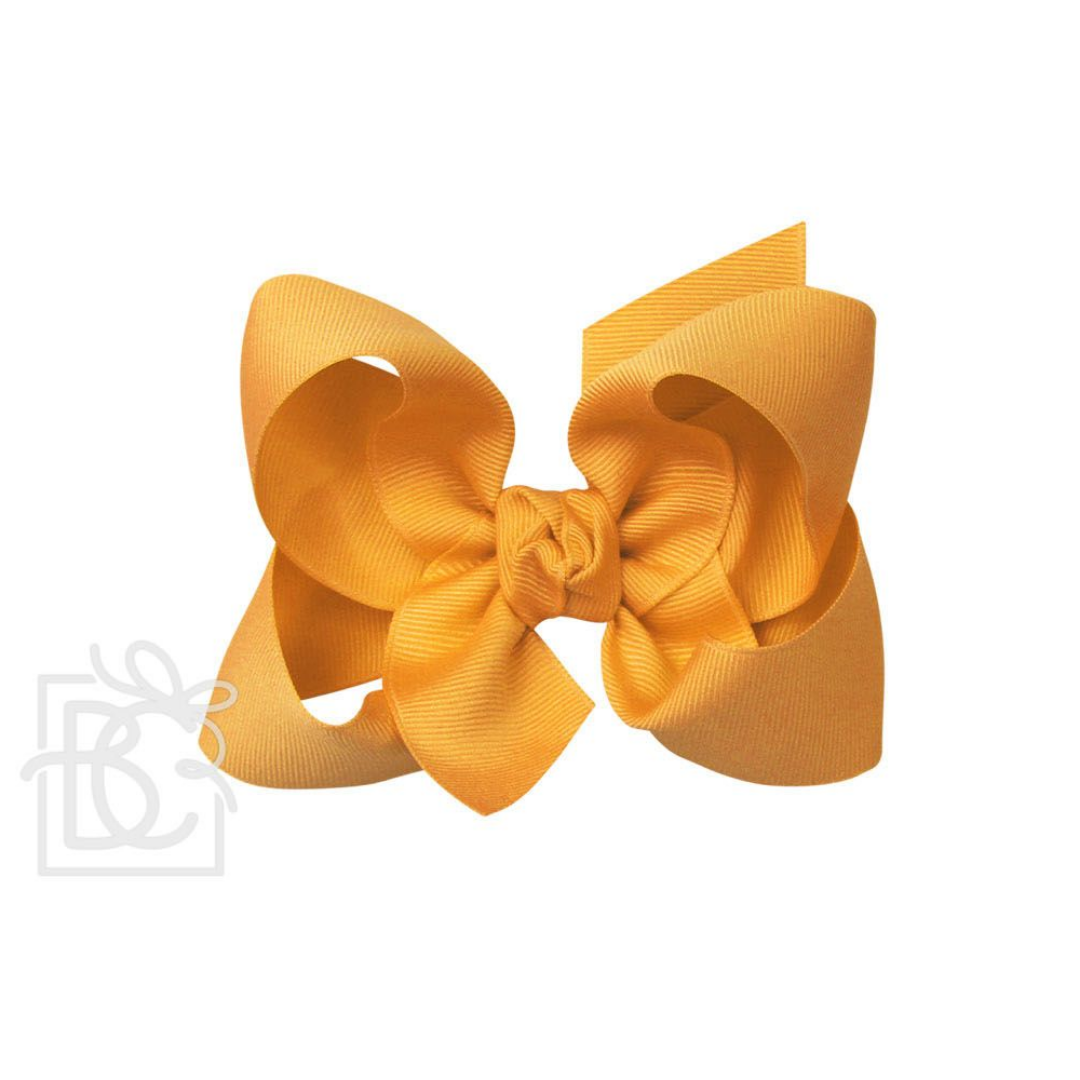 4.5" Signature Grosgrain Double Knot Bow on Clip