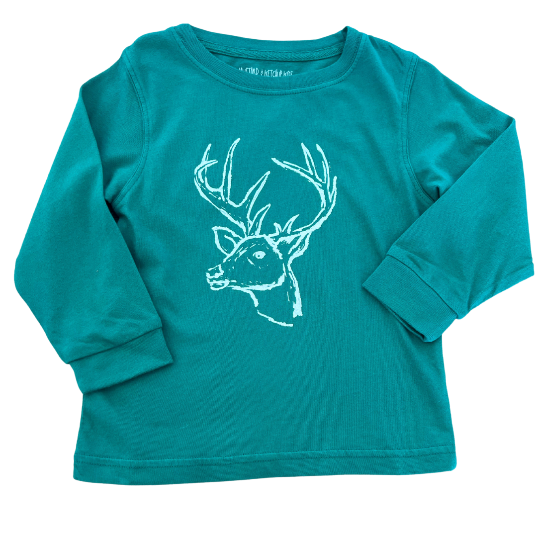 Long Sleeve Deer Tee