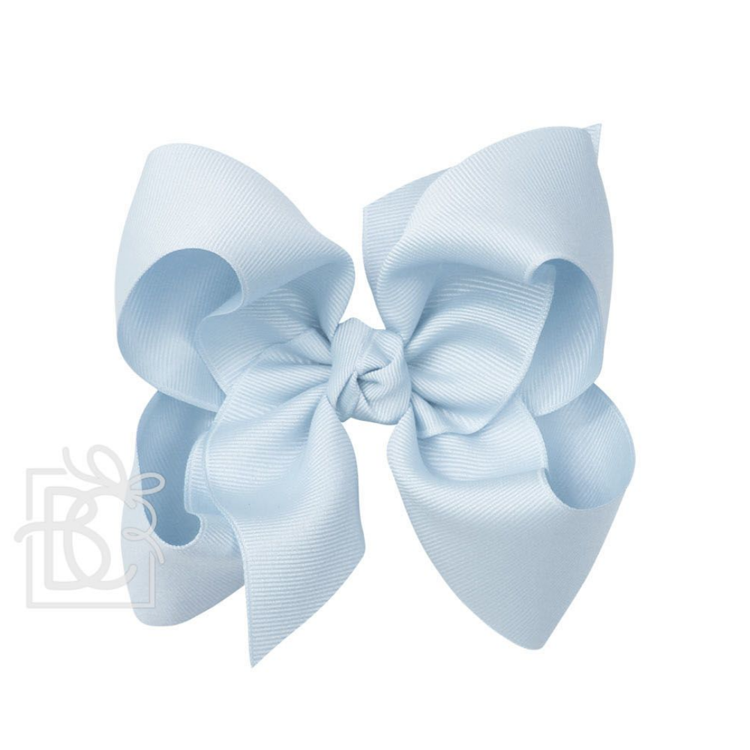 5.5" Signature Grosgrain Double Knot Bow on Clip