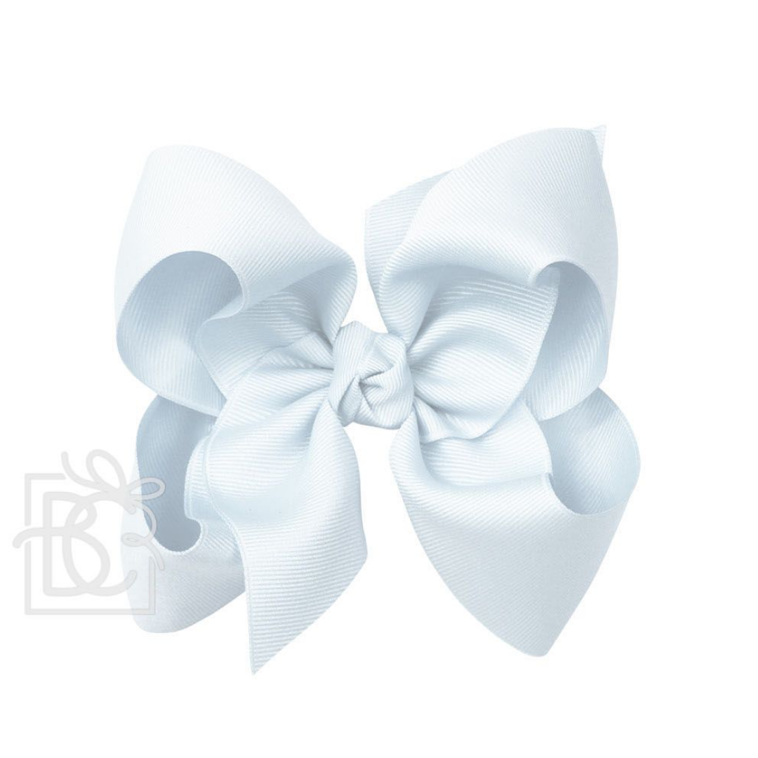 5.5" Signature Grosgrain Double Knot Bow on Clip