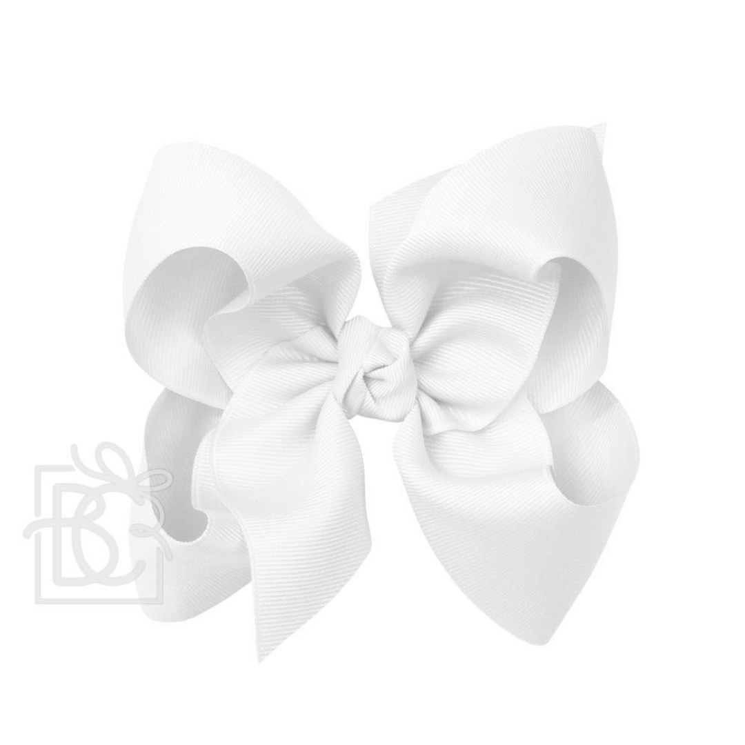 5.5" Signature Grosgrain Double Knot Bow on Clip