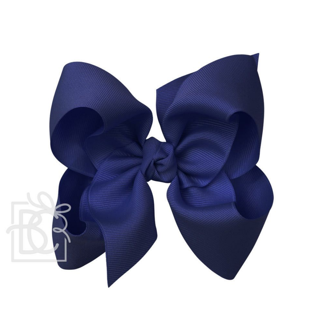 5.5" Signature Grosgrain Double Knot Bow on Clip