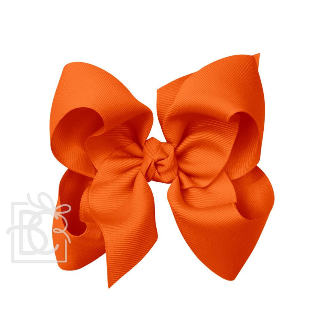 5.5" Signature Grosgrain Double Knot Bow on Clip