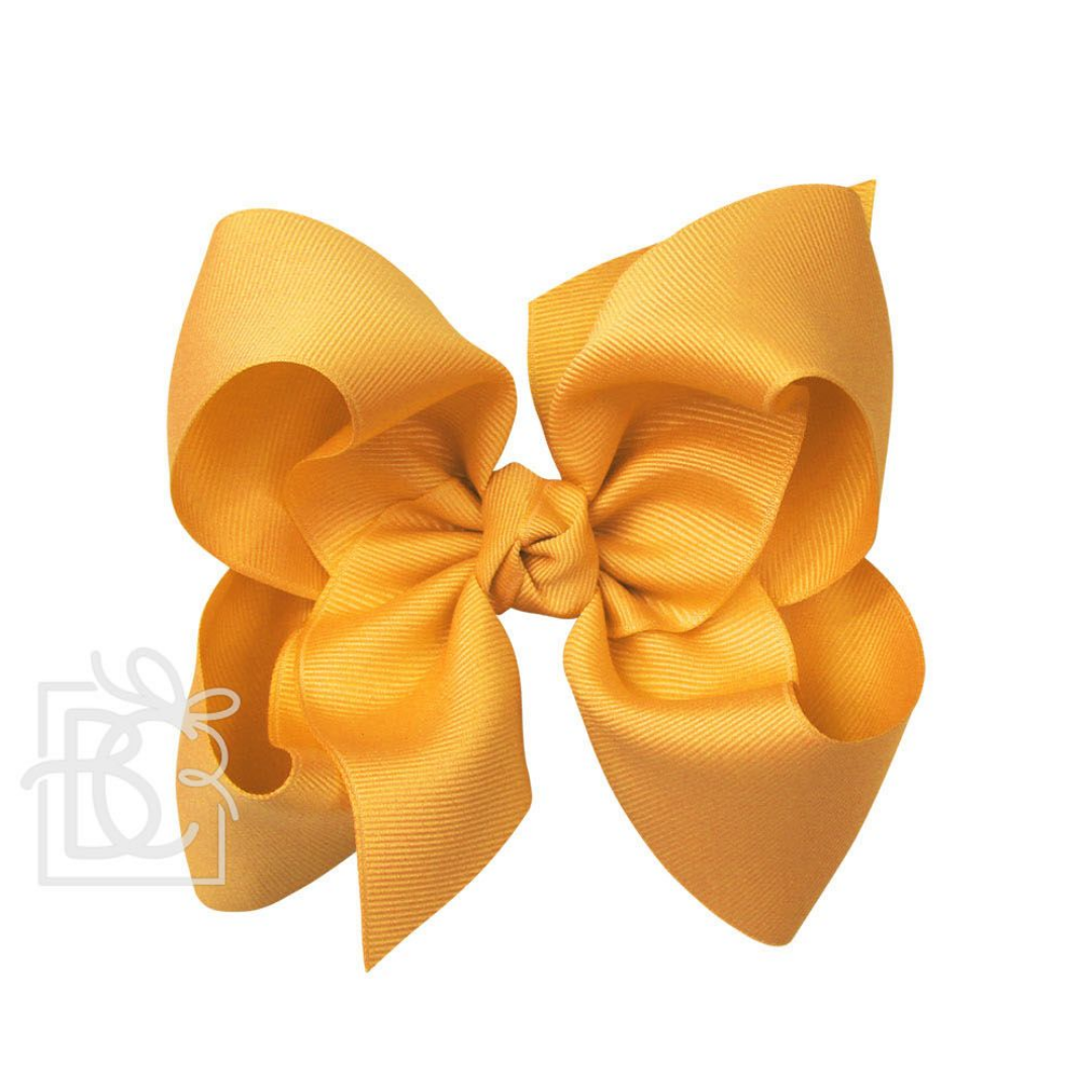 5.5" Signature Grosgrain Double Knot Bow on Clip