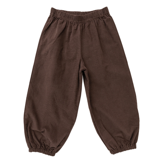 Corduroy Bloomer Pants - Chocolate