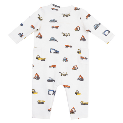 Uni Romper - Construction Vehicles