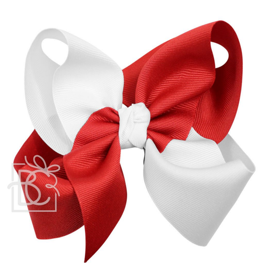 Crisscross Grosgrain Bow