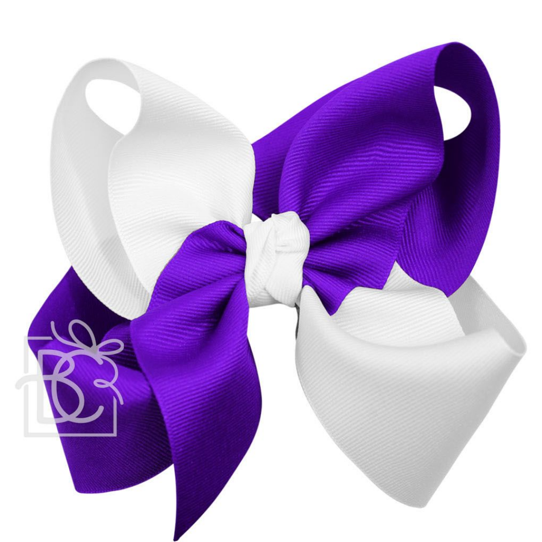 Crisscross Grosgrain Bow