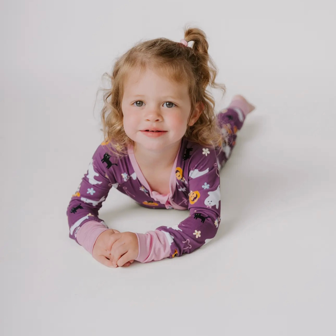 Girly Ghost Zip Pajama