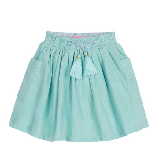 Circle Skirt - Aqua Velvet